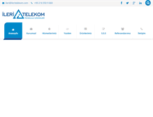 Tablet Screenshot of ileritelekom.com